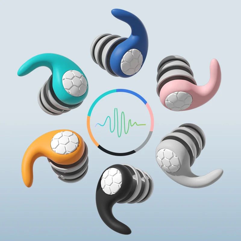 Soft Silicone Noise-Reducing Earplugs