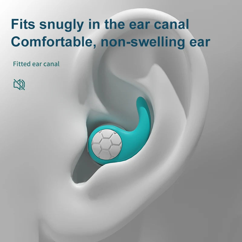 Soft Silicone Noise-Reducing Earplugs